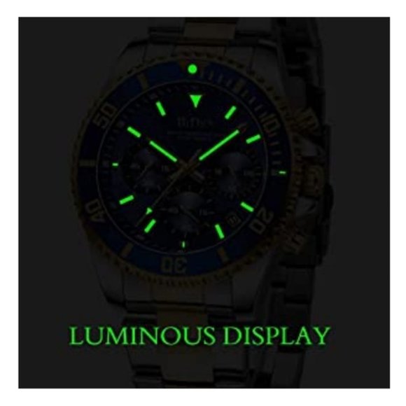 Stainless Steel Chronograph Casual Wrist Watch - Picture 6 of 6